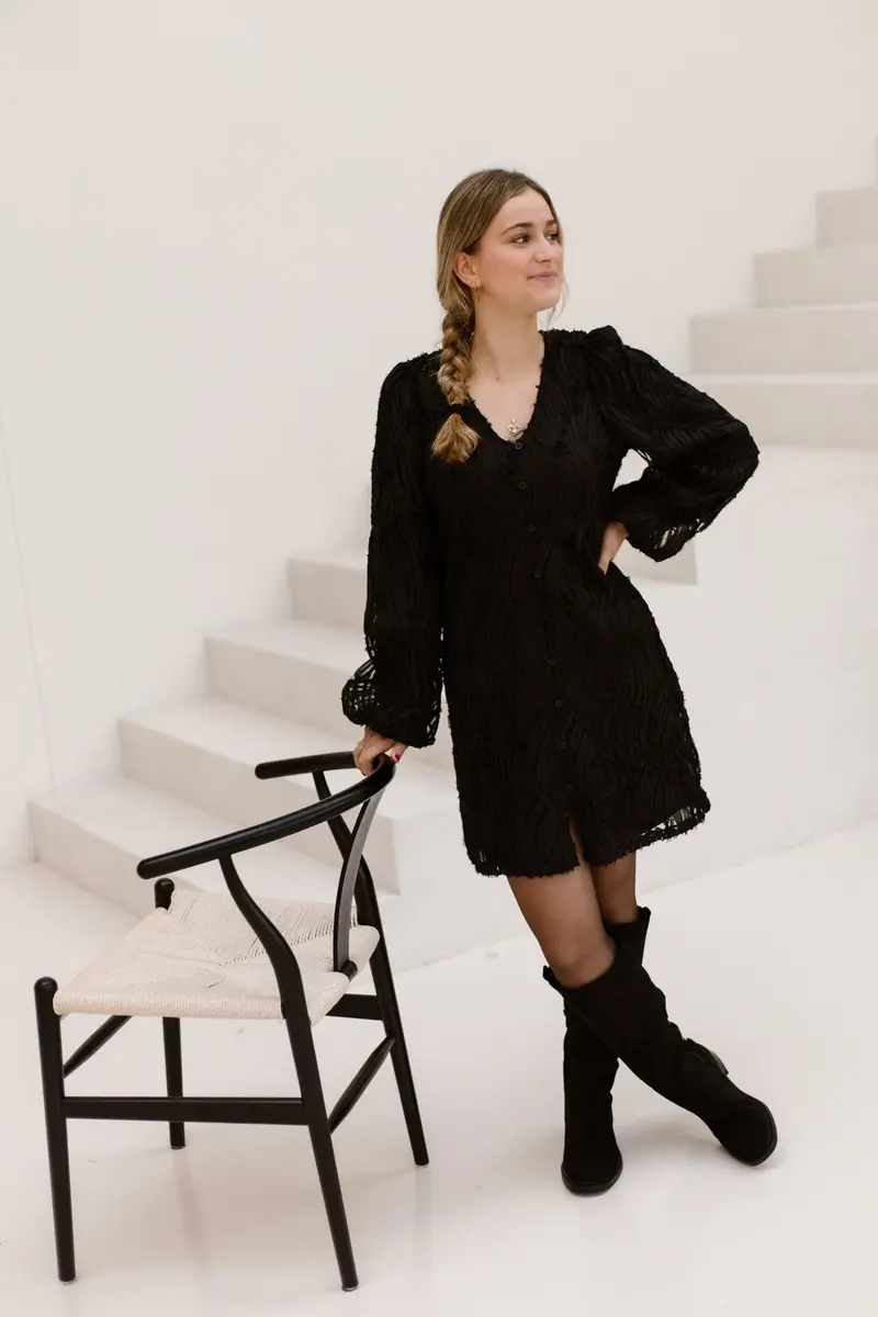 Objlucie luka dress black