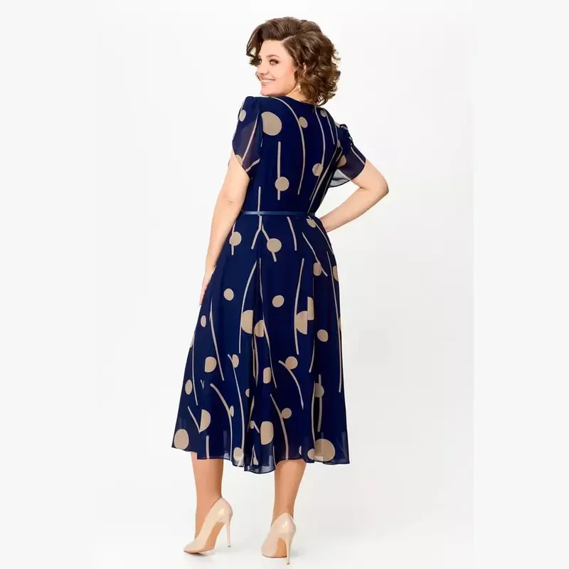 ODA | Gepunktetes Midikleid
