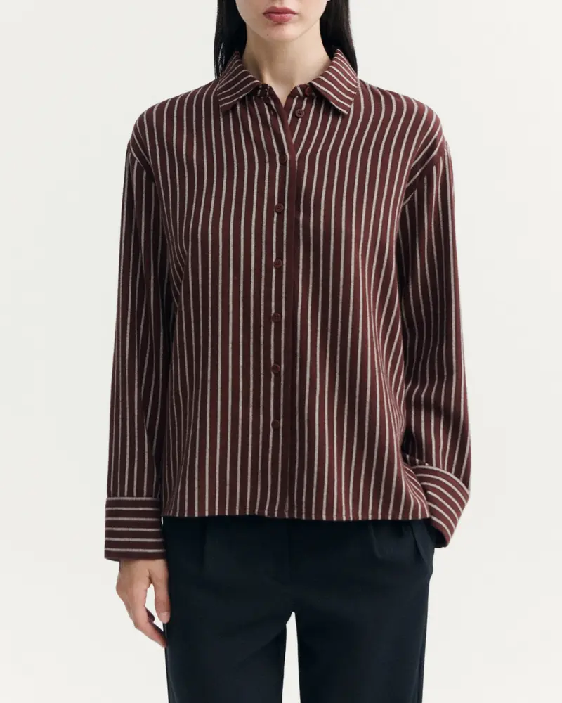 O'Hara Brushed Stripes Manuela Blouse