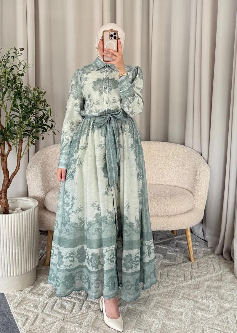 OUMAIMA DRESS GREEN