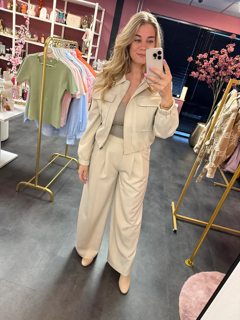 Pantalon Jackie beige