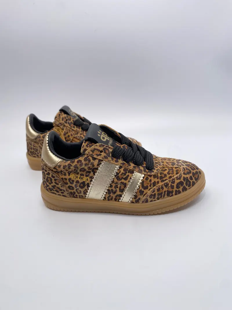 Pinocchio P1511-244 leopard natural combi sneaker