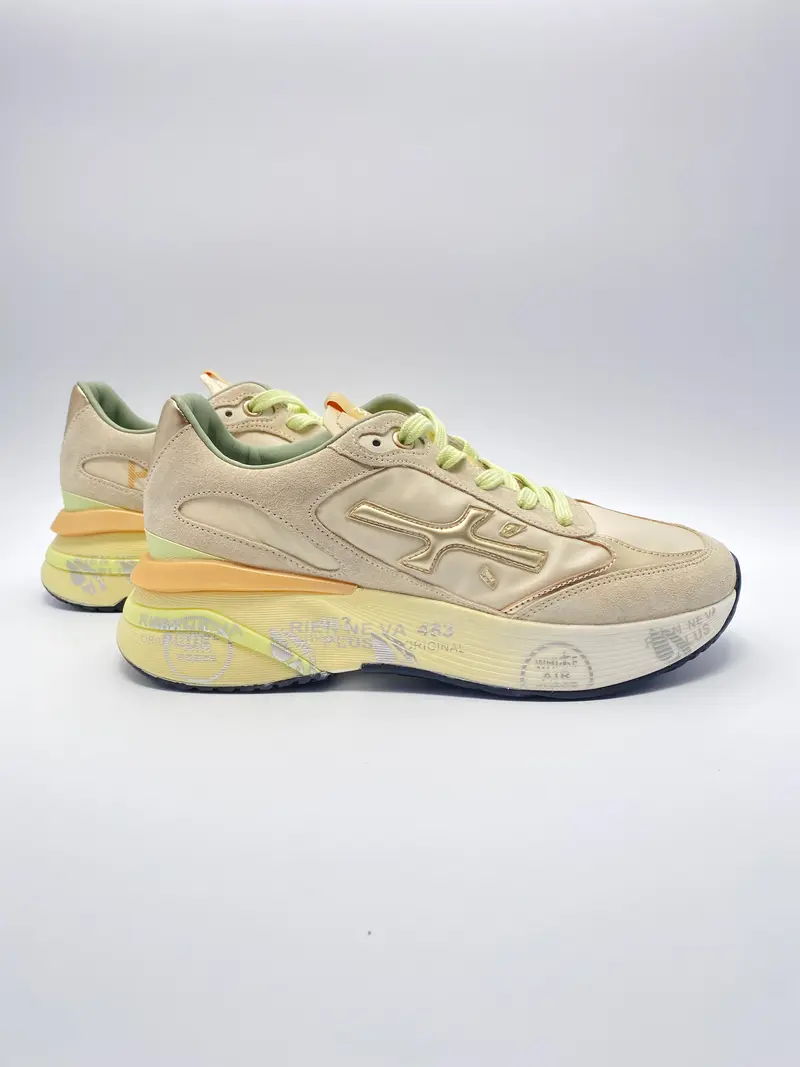 Premiata moerund 7466 sneaker beige pistache