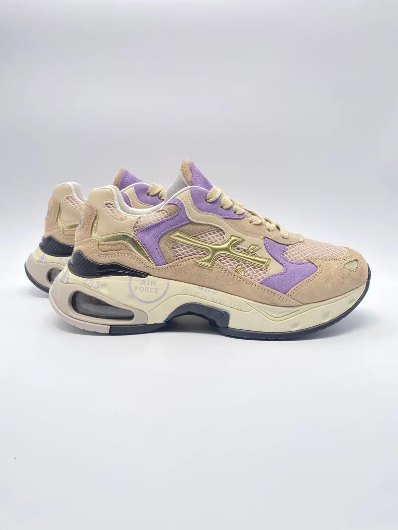 Premiata Sharkyd 412 purple beige