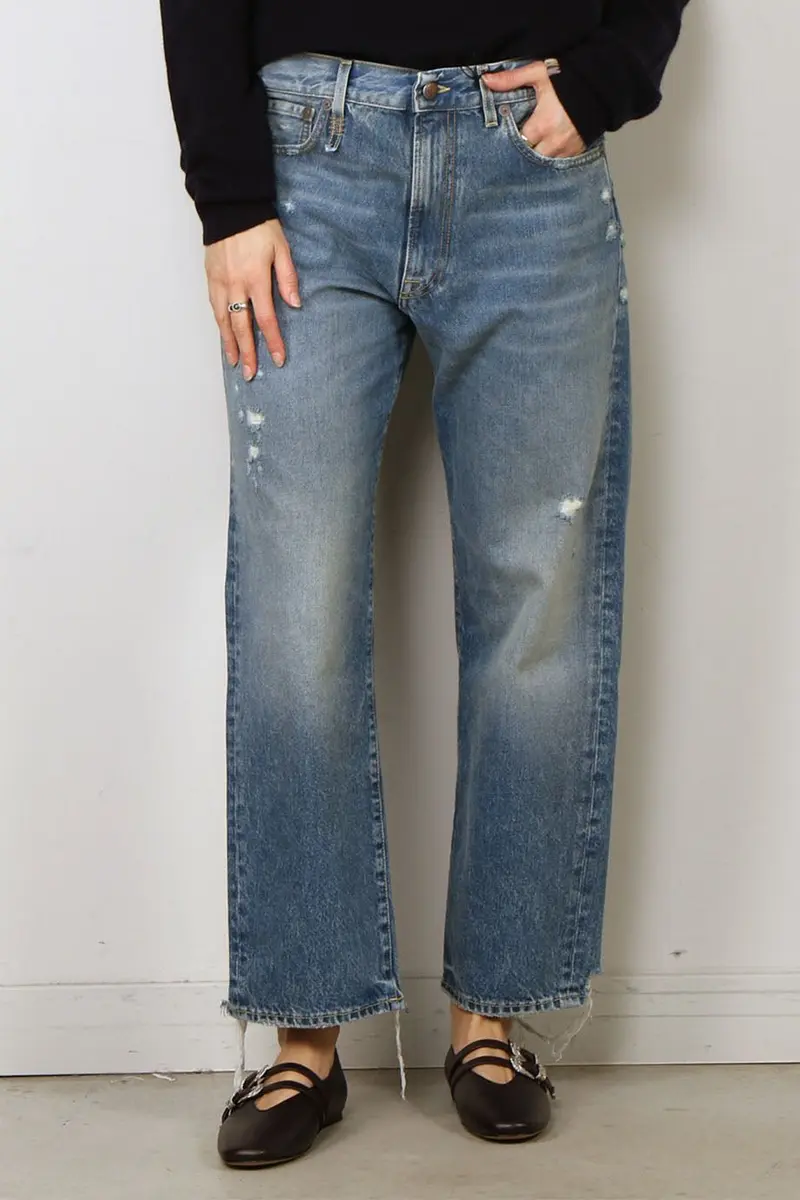 R13 - Jeans - Boyfriend - Bain W/ Rips