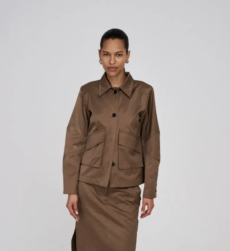 Rabens Saloner charmaine cotton fusion jacket cub