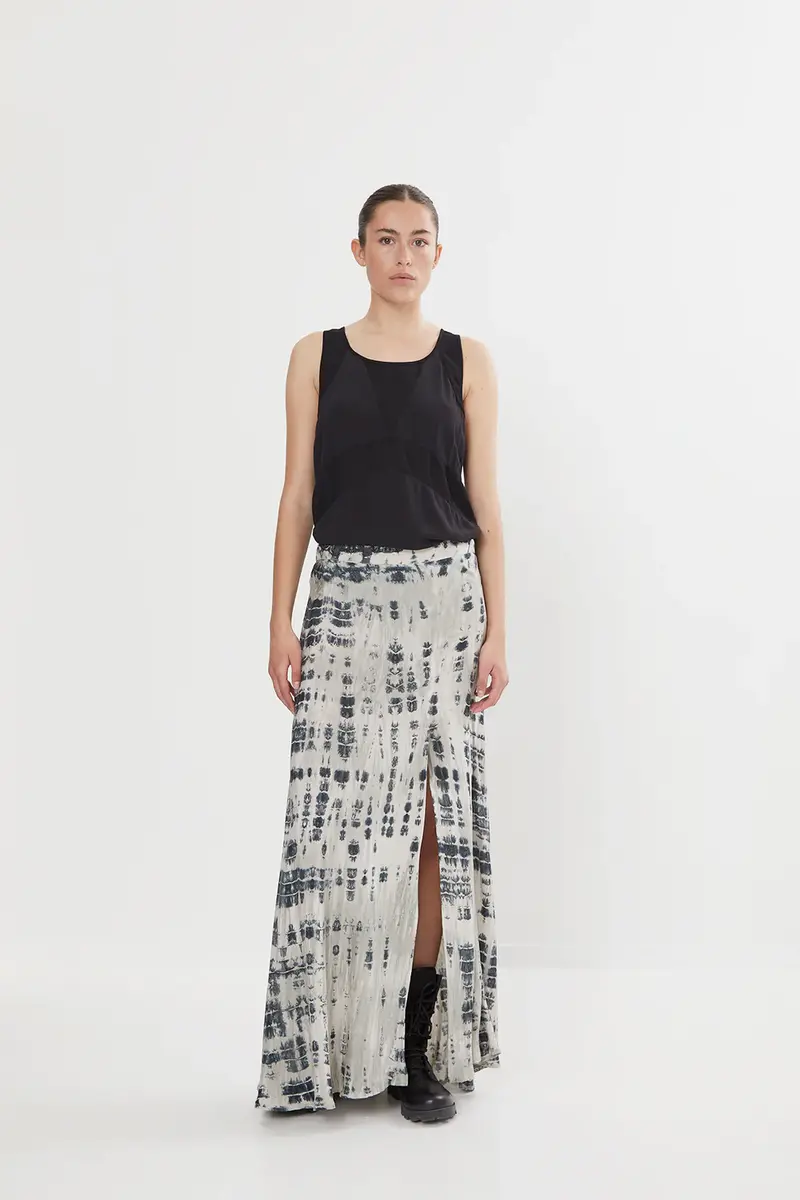 Rabens Saloner Coli skirt Judi Silver