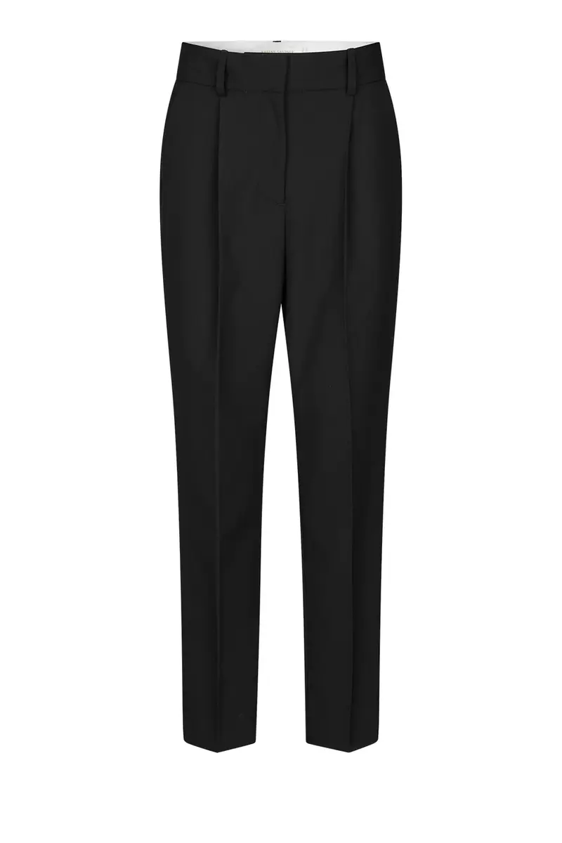 Rabens Saloner helen weft stretch easy pant black