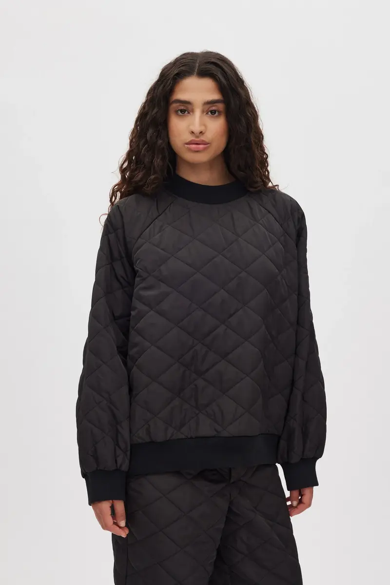 Rabens Saloner padme tech guilt top black