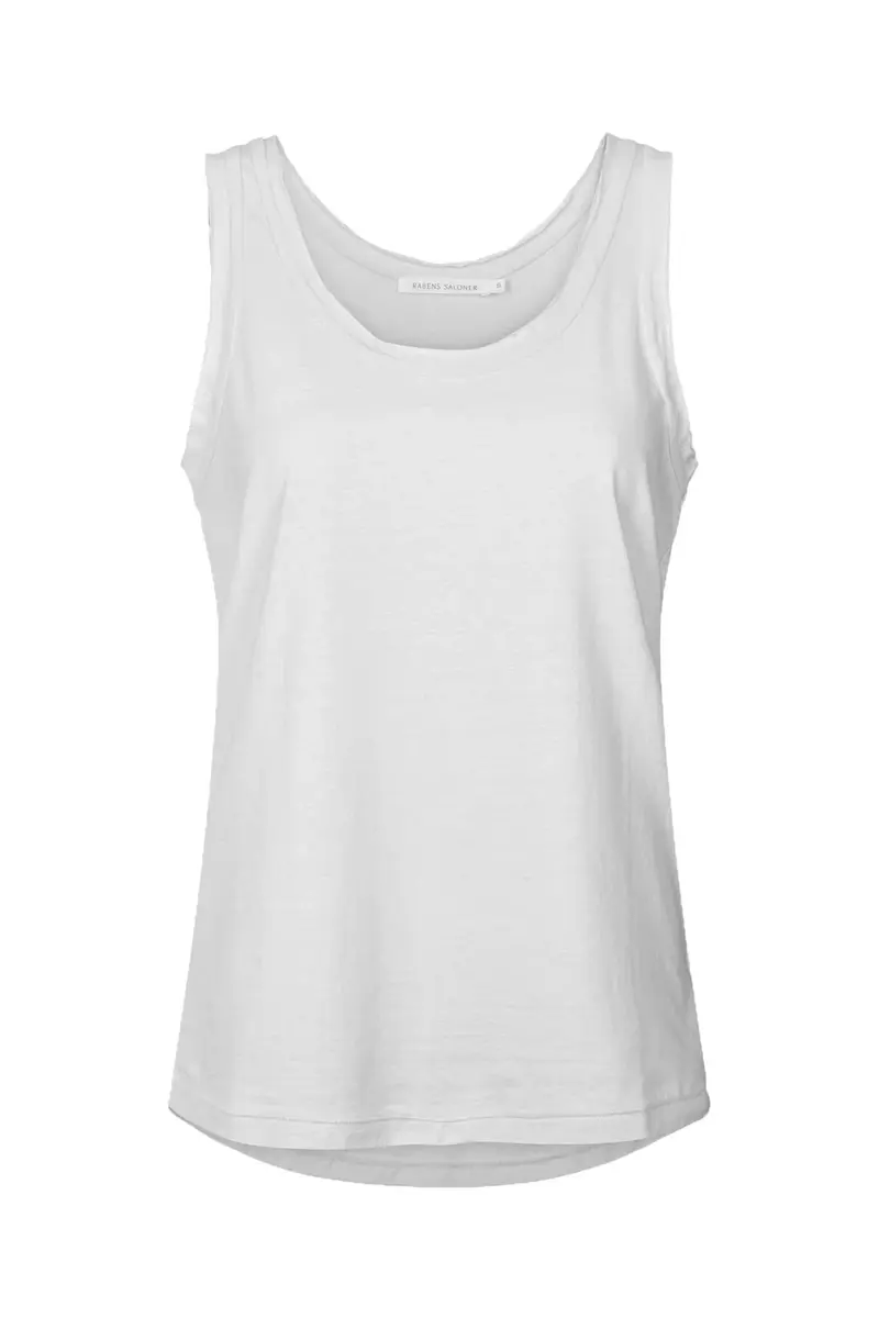 Rabens Saloner vintage cotton tank Chalk Mio