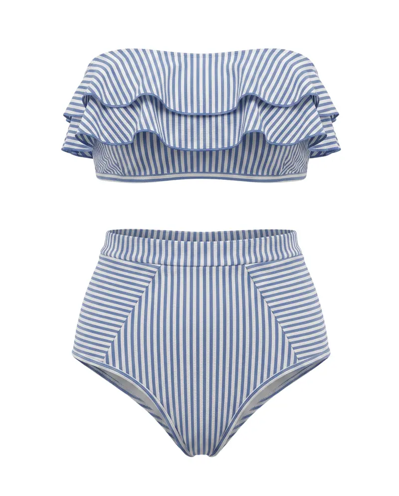 Rainbow Stripe Bikini