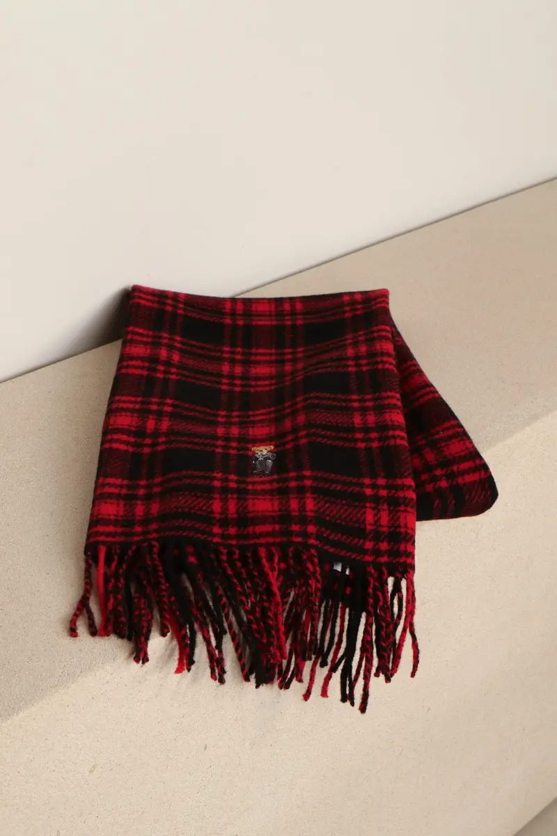 Ralph Lauren - Sjaal - Tux bear scf-scarf - Red