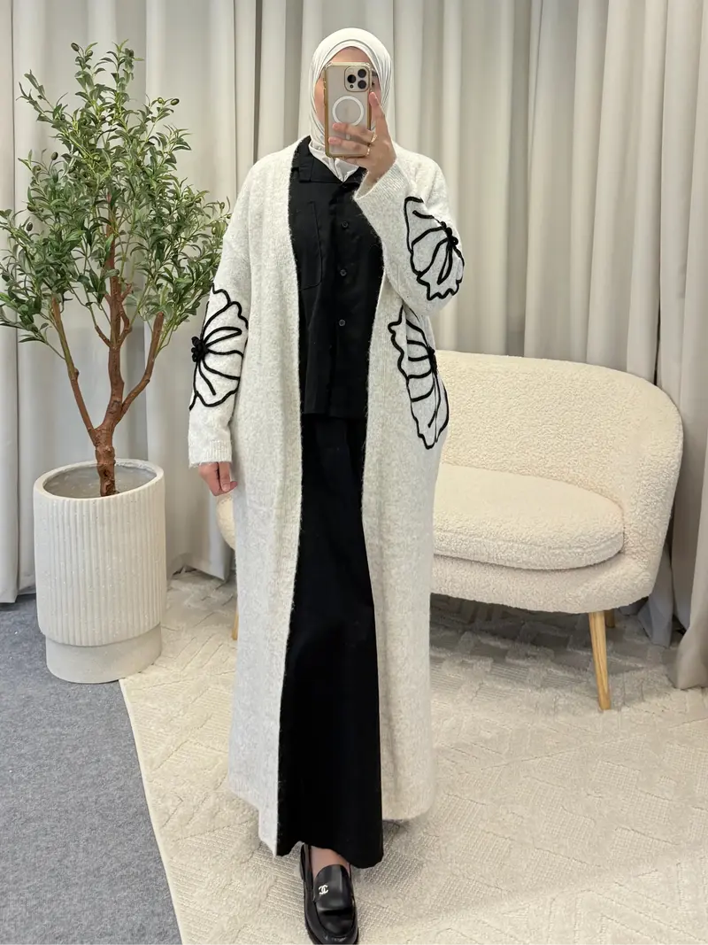 RAWYA LONG CARDIGAN