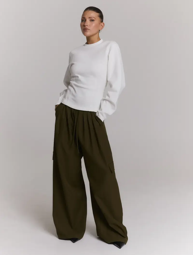 Refined Department longsleeve offwhite ballon mouwen model Yumi balloon sleeves