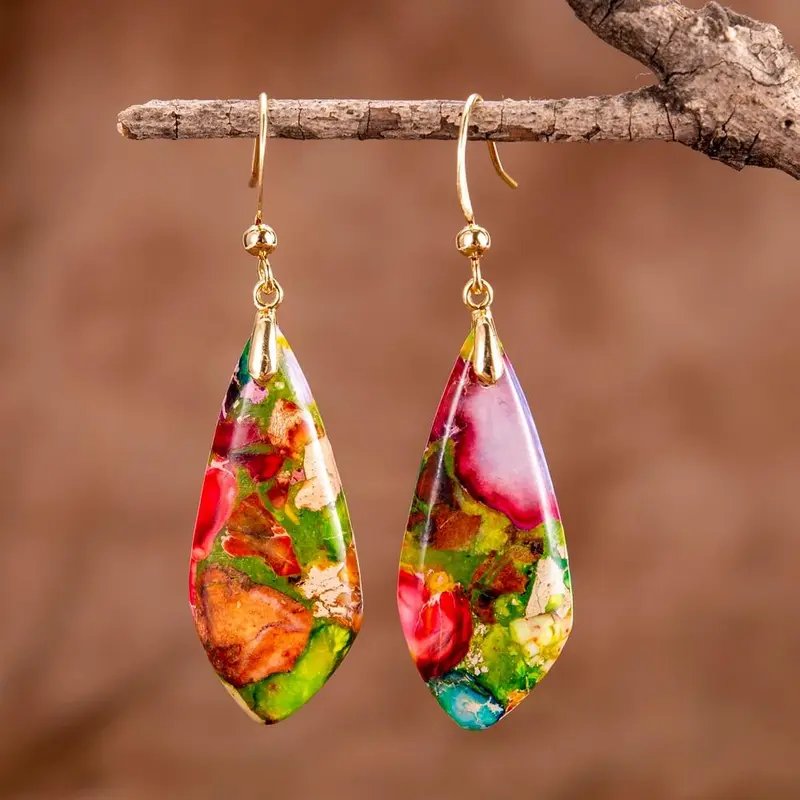 Regaliet-Jaspis-Ohrringe – Serenelle | Shop Nory