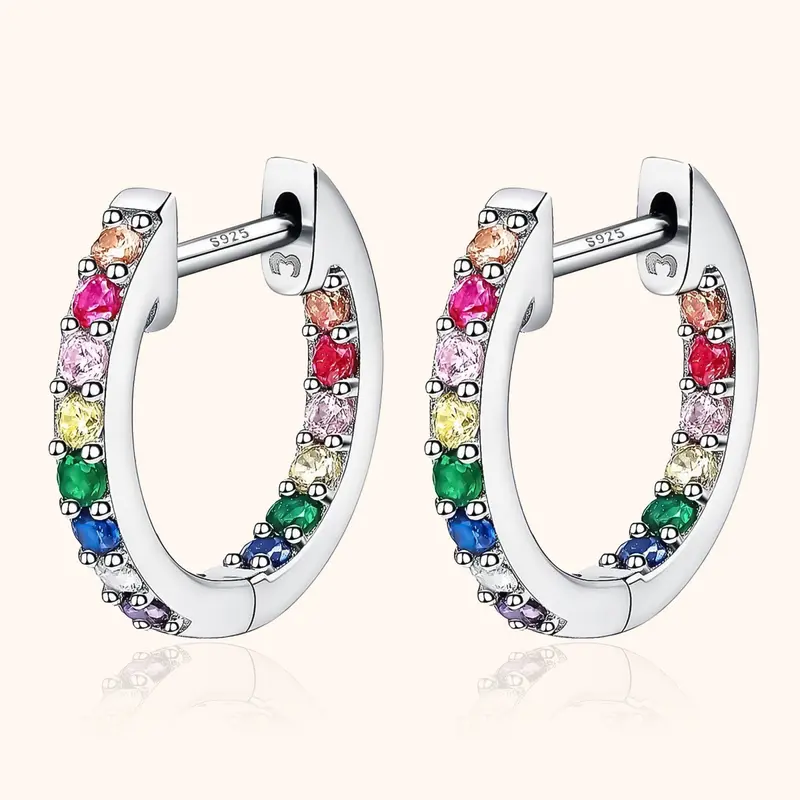 Regenbogen-Creolen - Sofia | Shop Nory