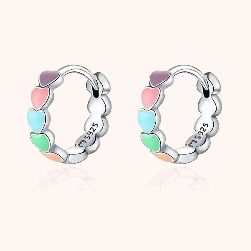 Regenbogen-Liebe-Ohrringe - Celestina | Shop Nory