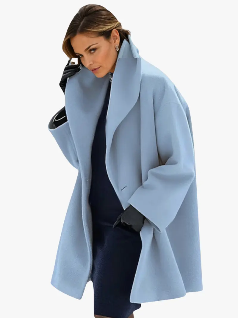 RELAXED LONG COAT FOR WOMEN