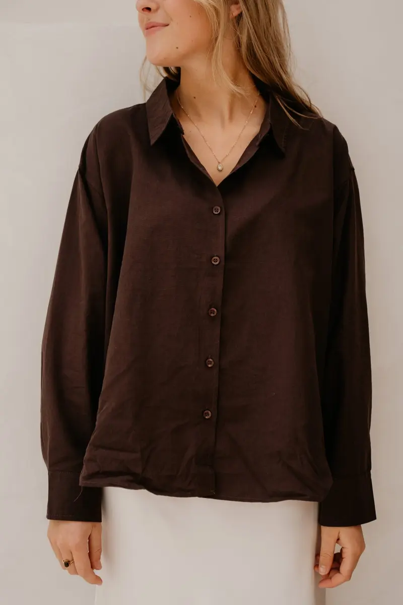 Renee blouse brown