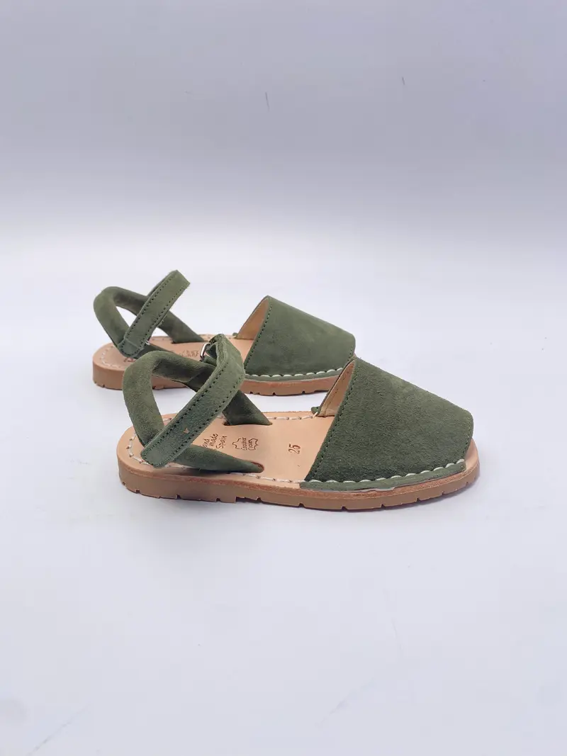 Ria Menorca sandaal suede groen