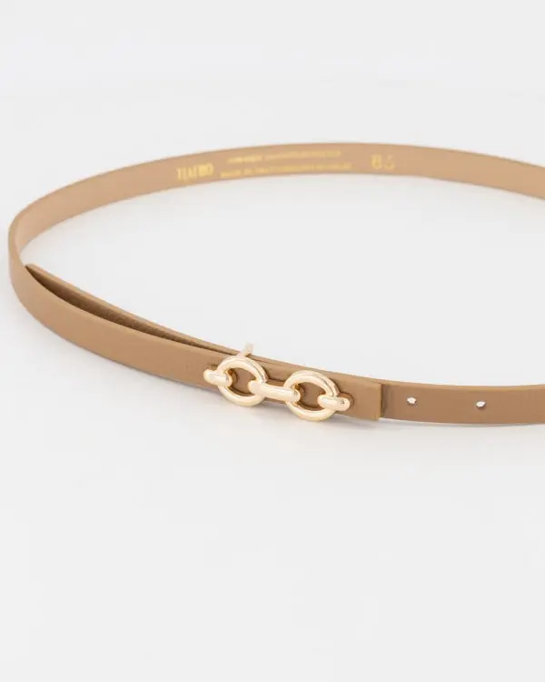 Riem met gouden sluiting