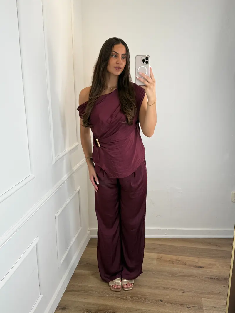 Robin Drapé Set - Burgundy