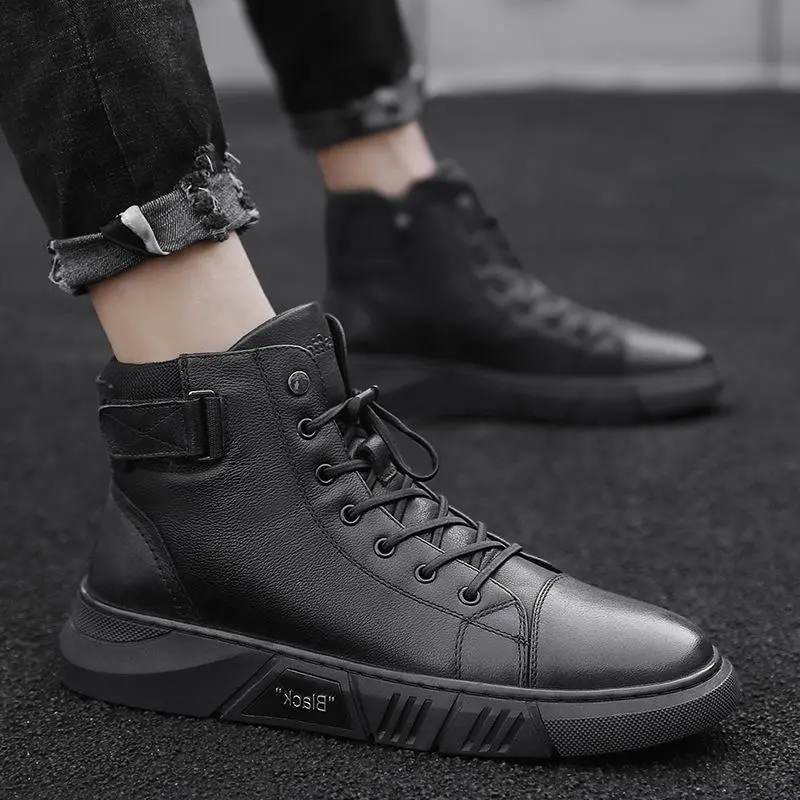 Robuste Schwarze Herrenschuhe - Maxwell