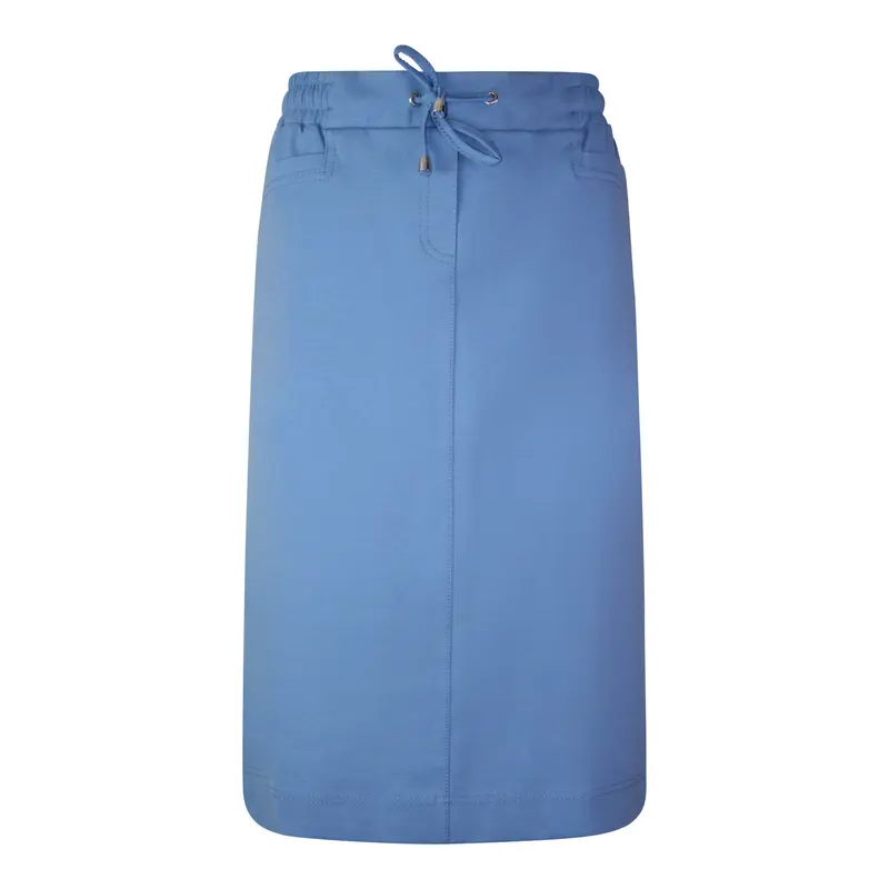 Rok Recht Light Blue Uni Koord