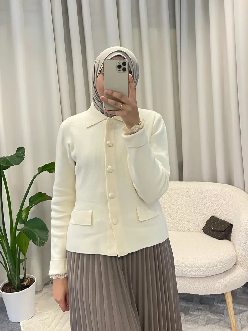 ROMAYSA VEST CRÉME