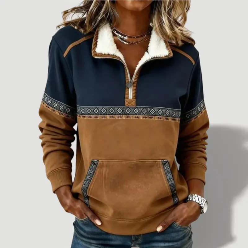 ROSA – COSY HALF ZIP