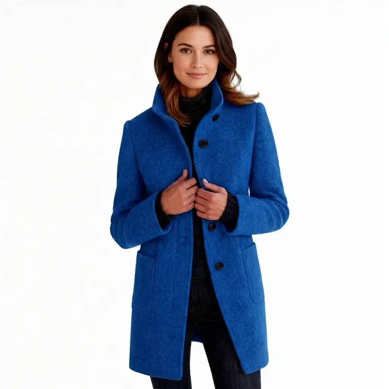 Rose™| Coat with High Collar