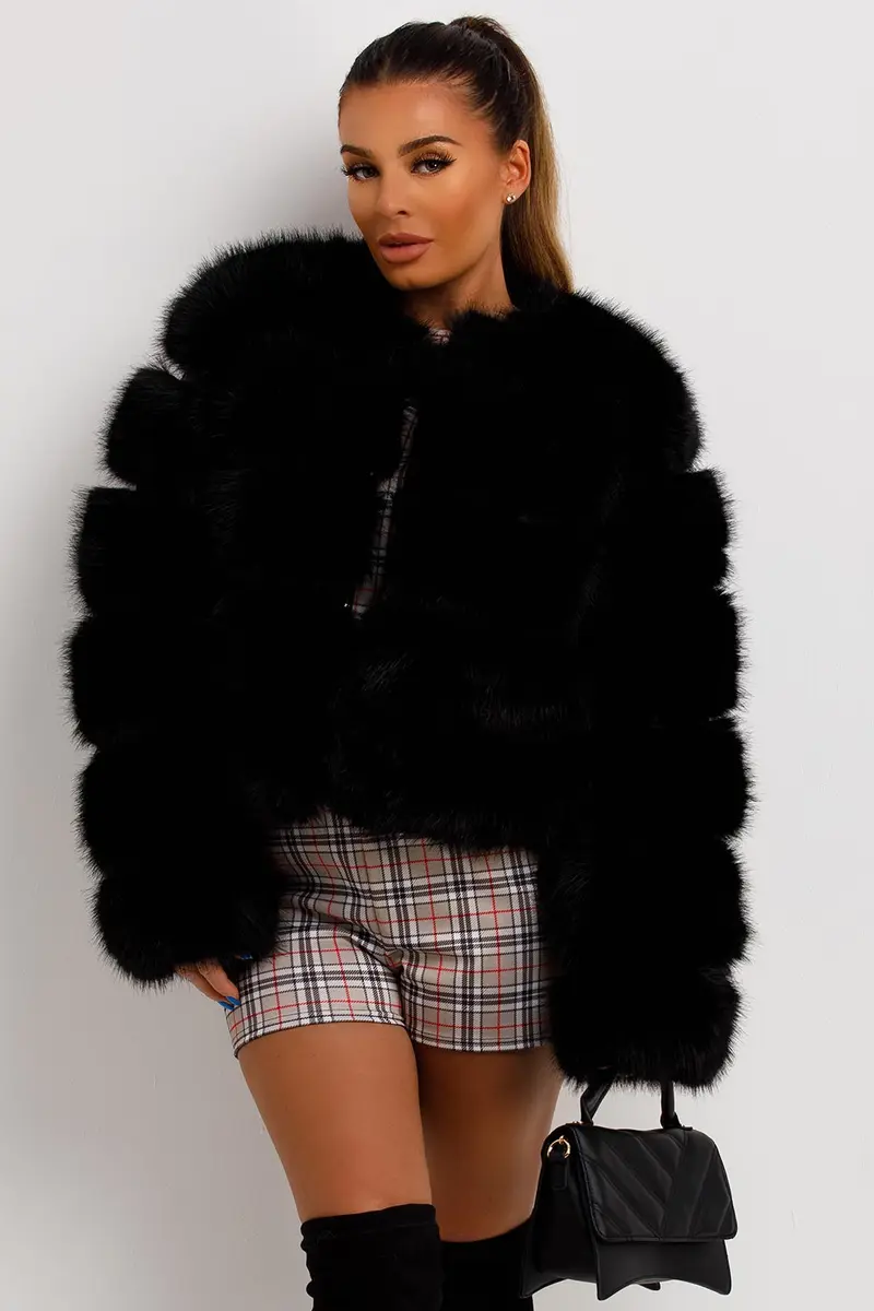 ROSIE | Glamouröse Faux-Fur Jacke