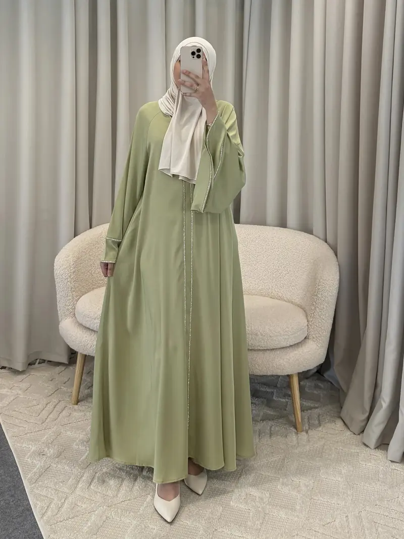 RUKAYYA GLITTER ABAYA APPLE