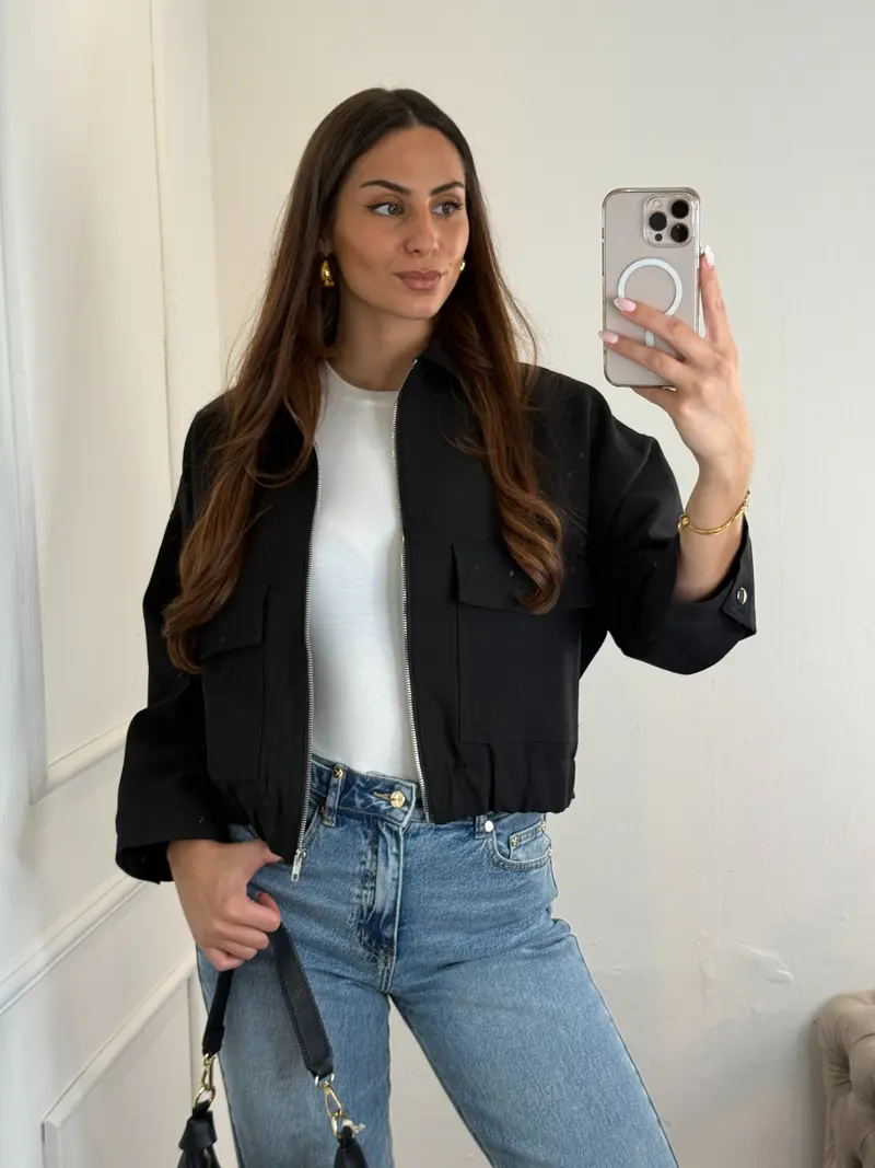 Sadie jas zwart