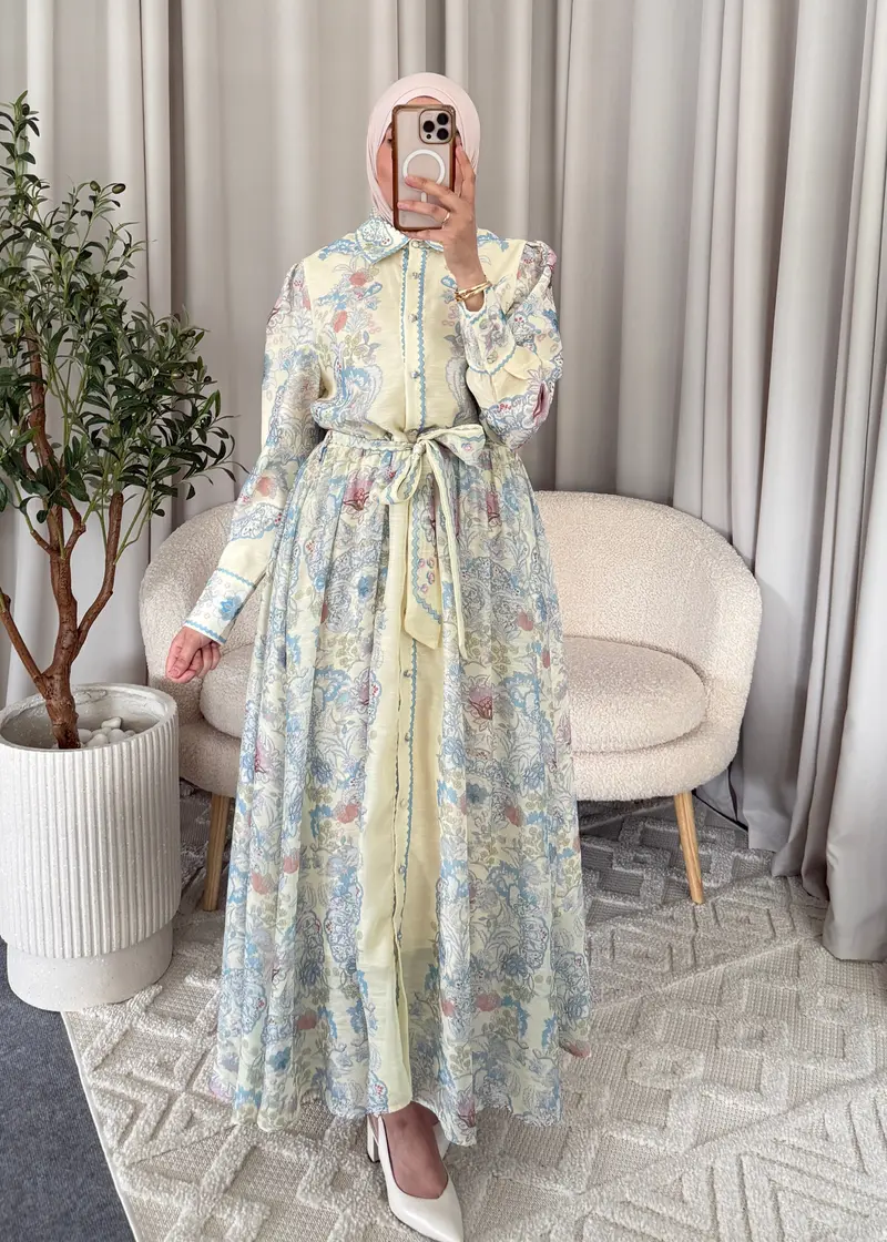 SAFAE DRESS YELLOW