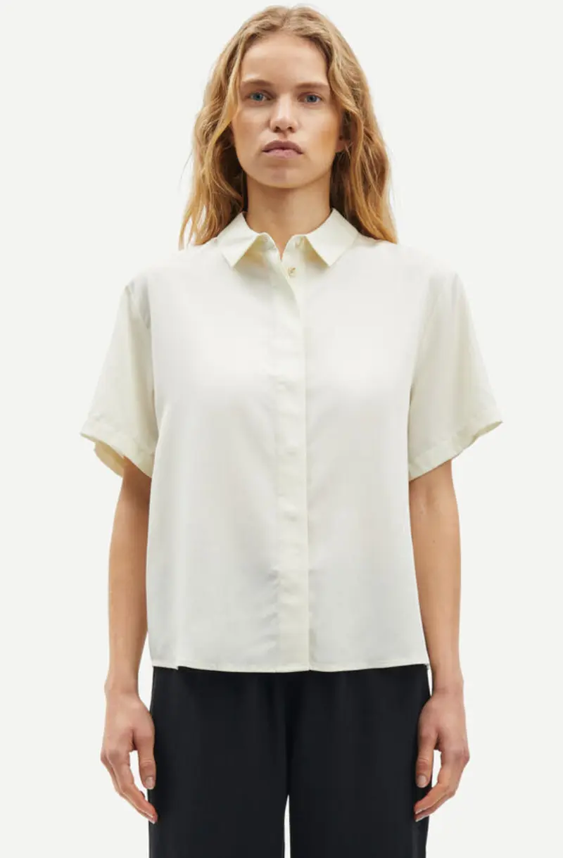Samsøe Samsøe mina shirt silver green