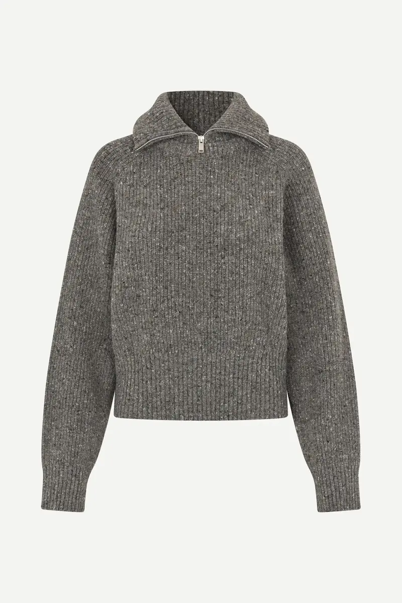 Samsøe Samsøe Saamandy turtleneck lead grey melange