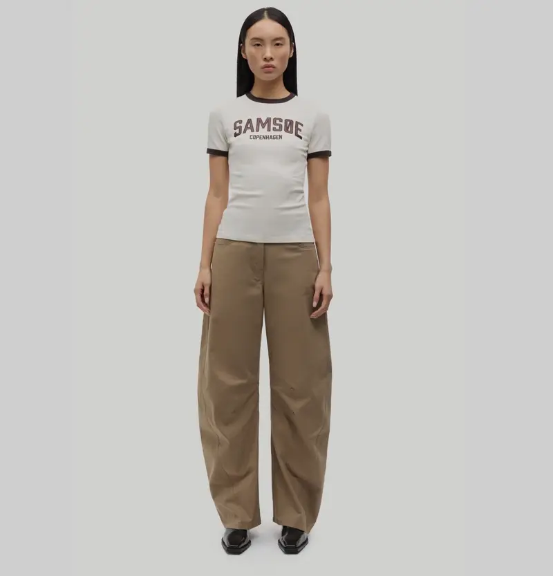 Samsøe Samsøe Saharpo trousers lead Gray