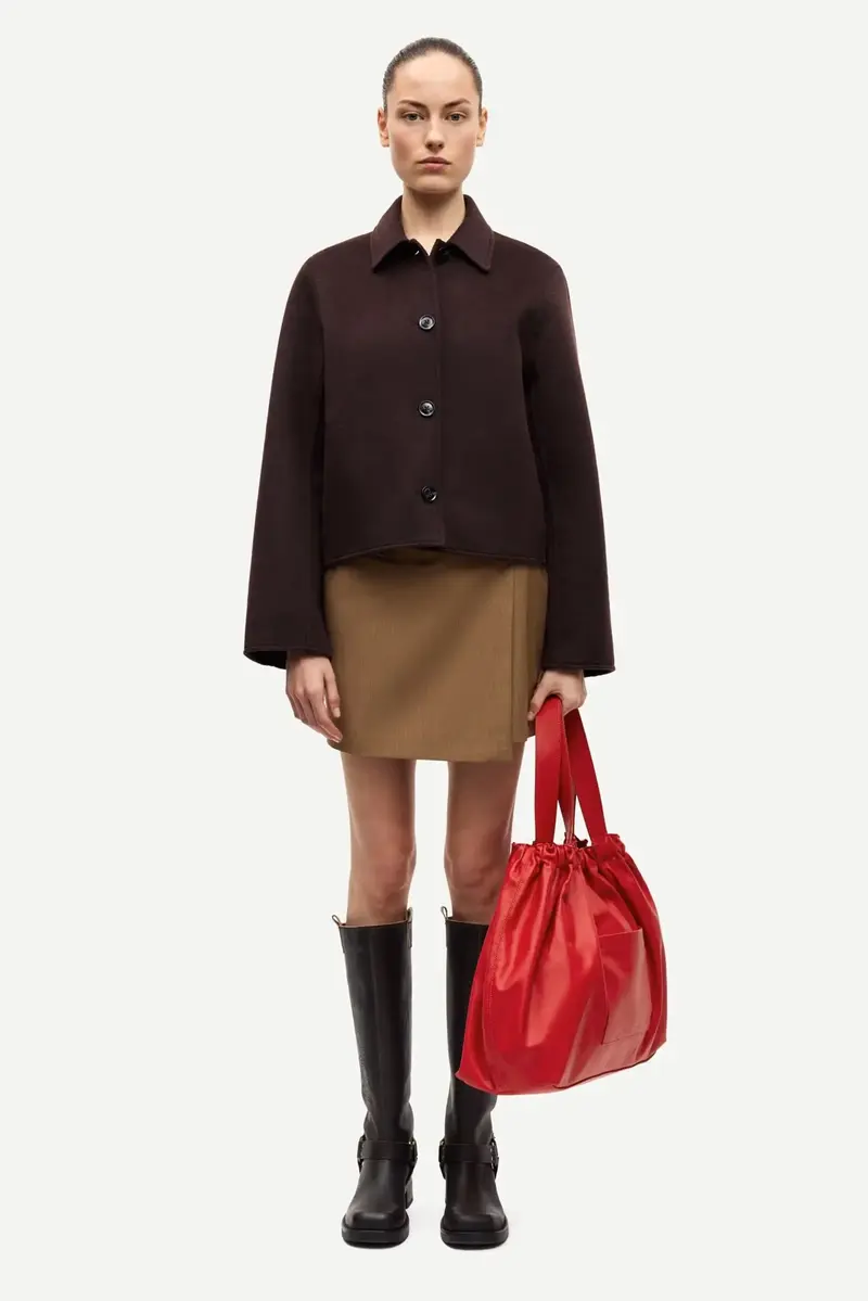 Samsøe Samsøe saholly jacket black coffee