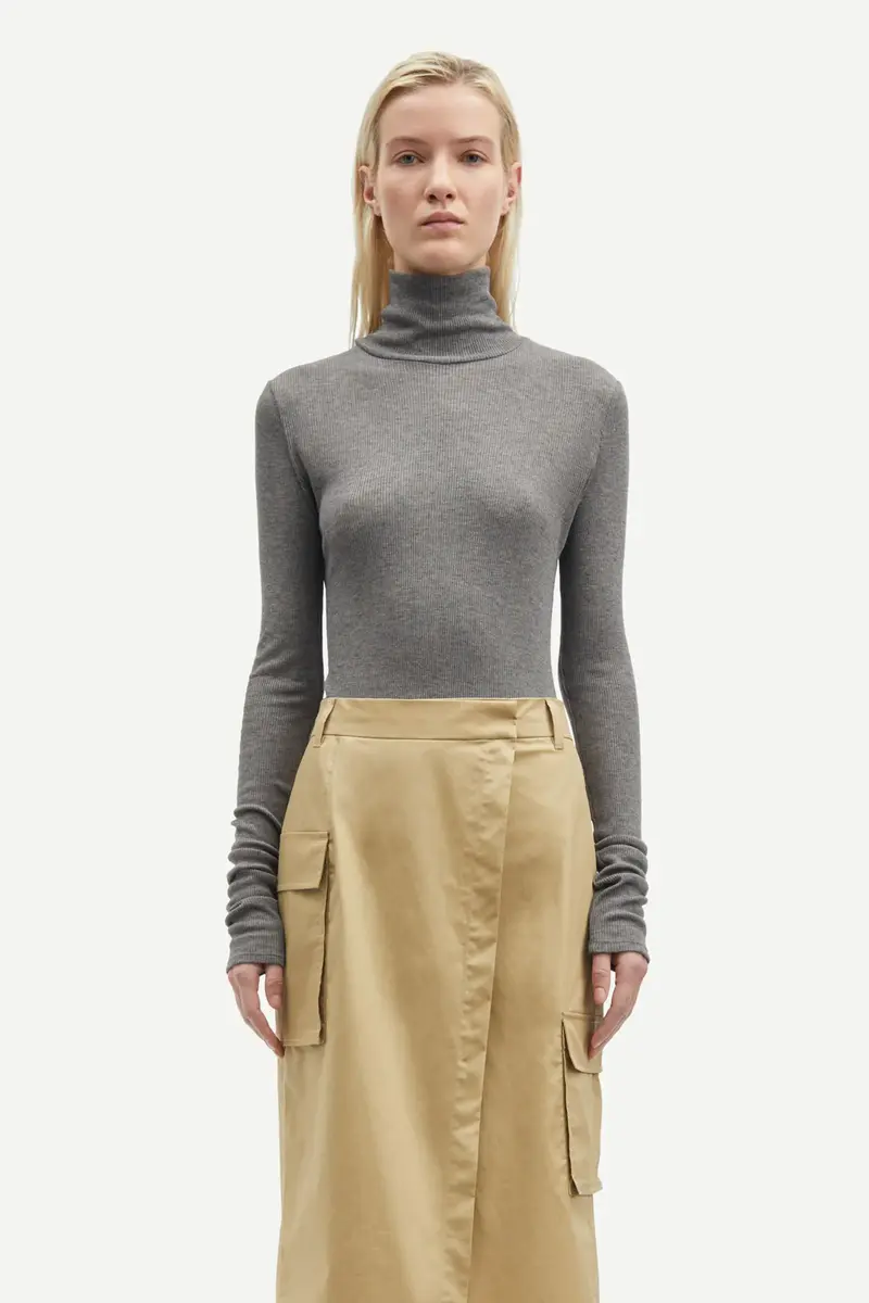 Samsøe Samsøe sasonnet mis grey melange