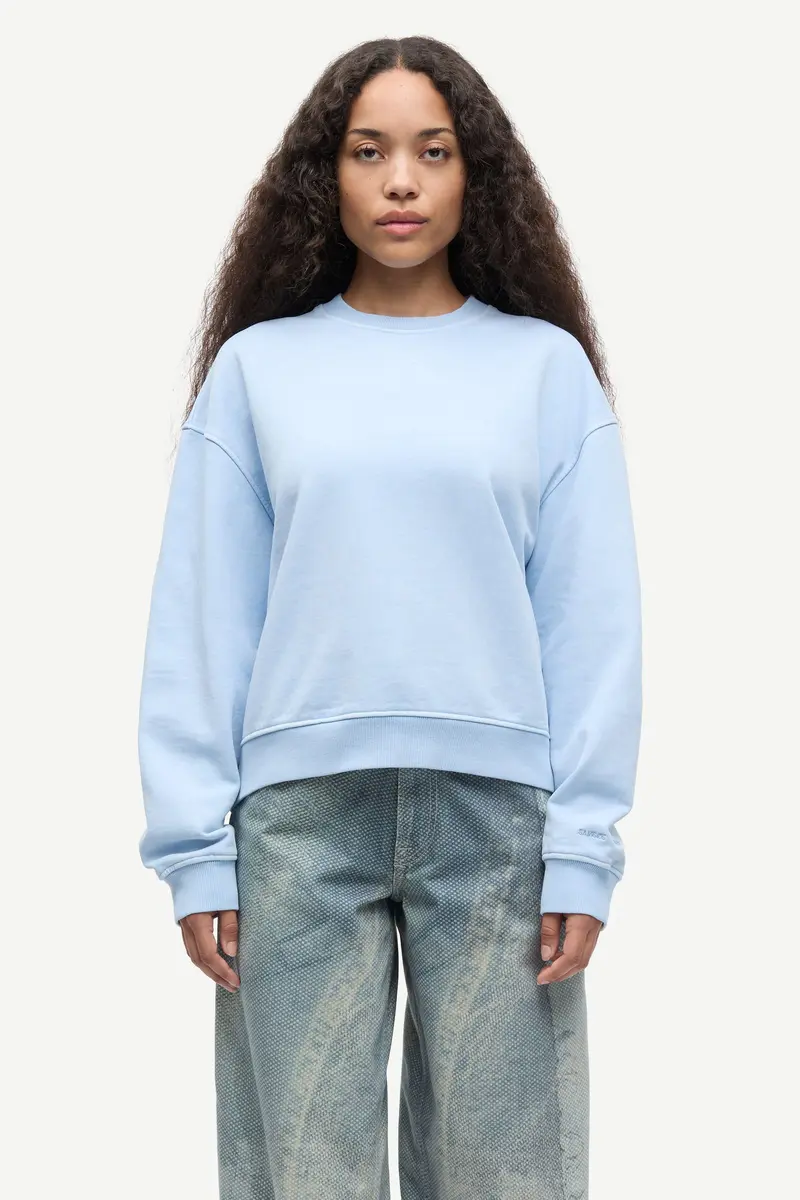Samsøe Samsøe Savan sweat cashmere blue pigment