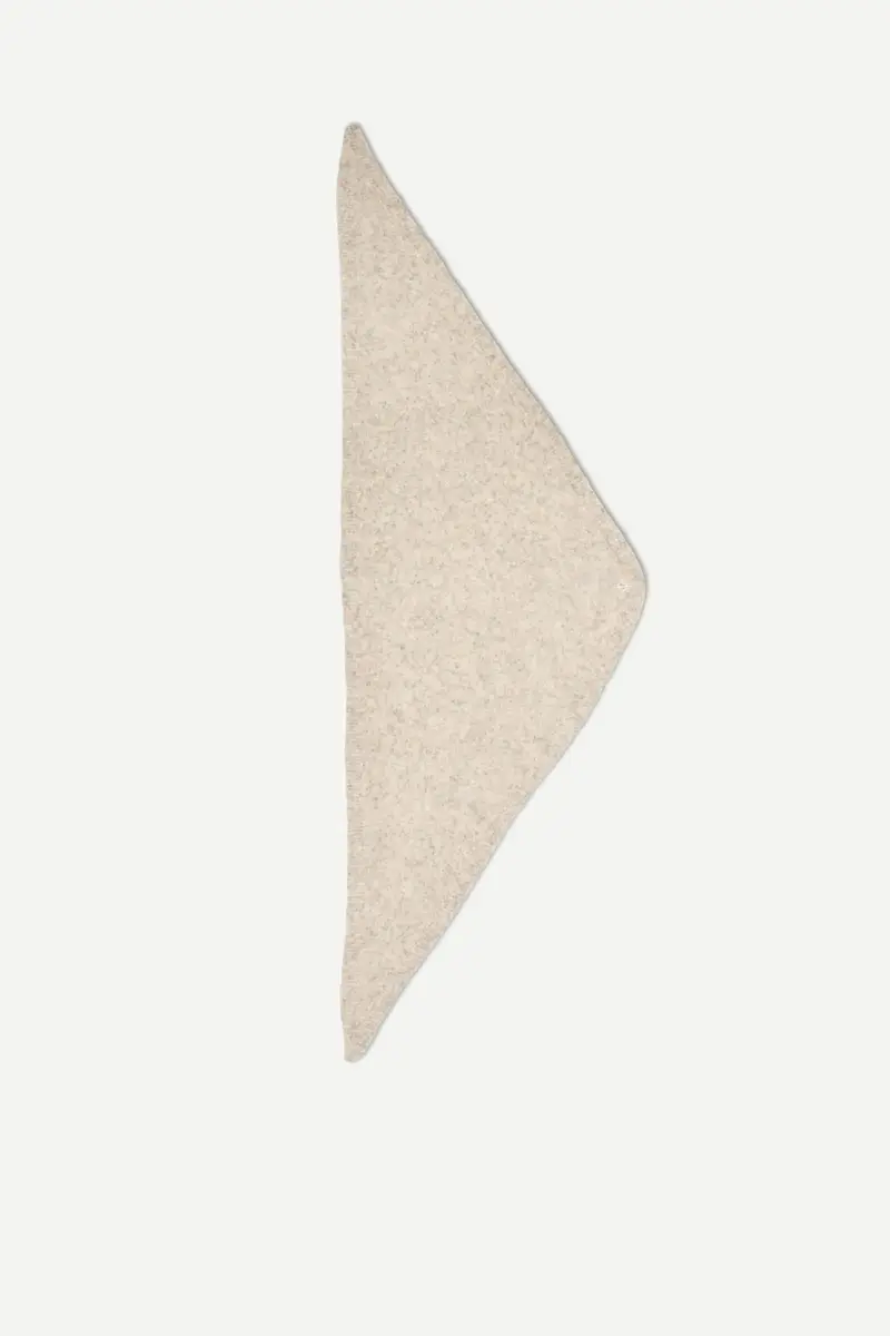 Samsøe Samsøe triangle scarf beige
