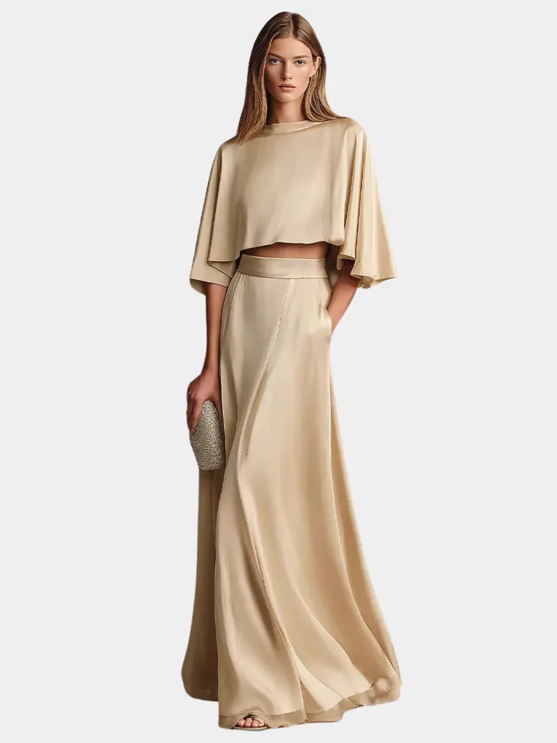 SATIN RELAXED SET FOR WOMEN