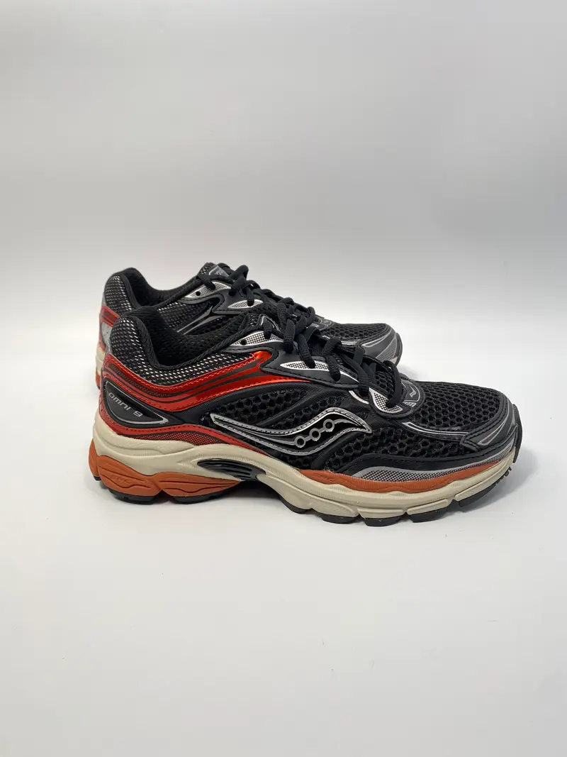 Saucony progrid omni 9 sneaker black rust