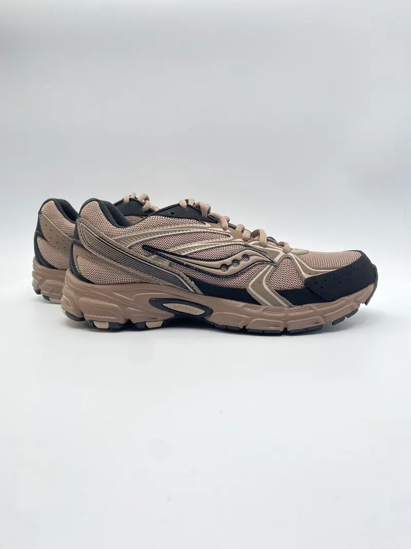 Saucony ride millennium taupe black