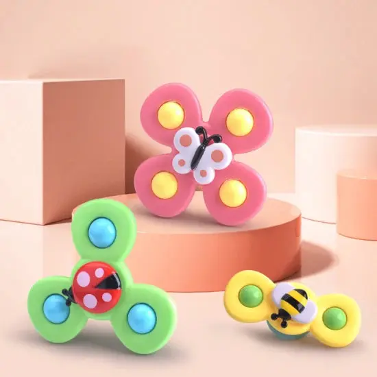 Saugnapf Spinner Spielset von 3 - SpinFun