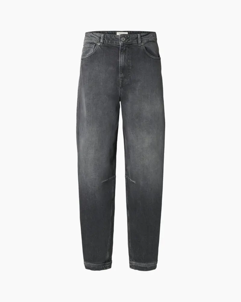 Selected barrel jeans bine-kori medium grey denim