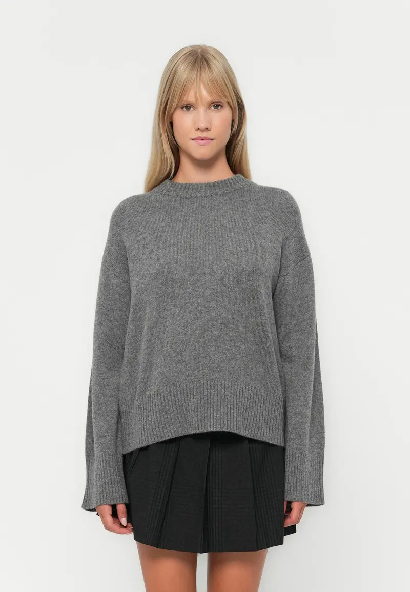 Selected Cille Cashmere bland Grey melange
