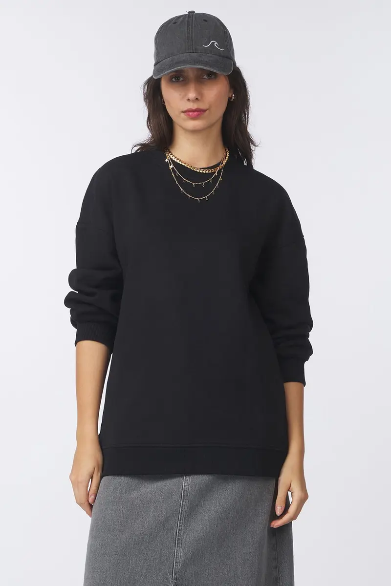 Selected GIA yrsa crew neck sweat black
