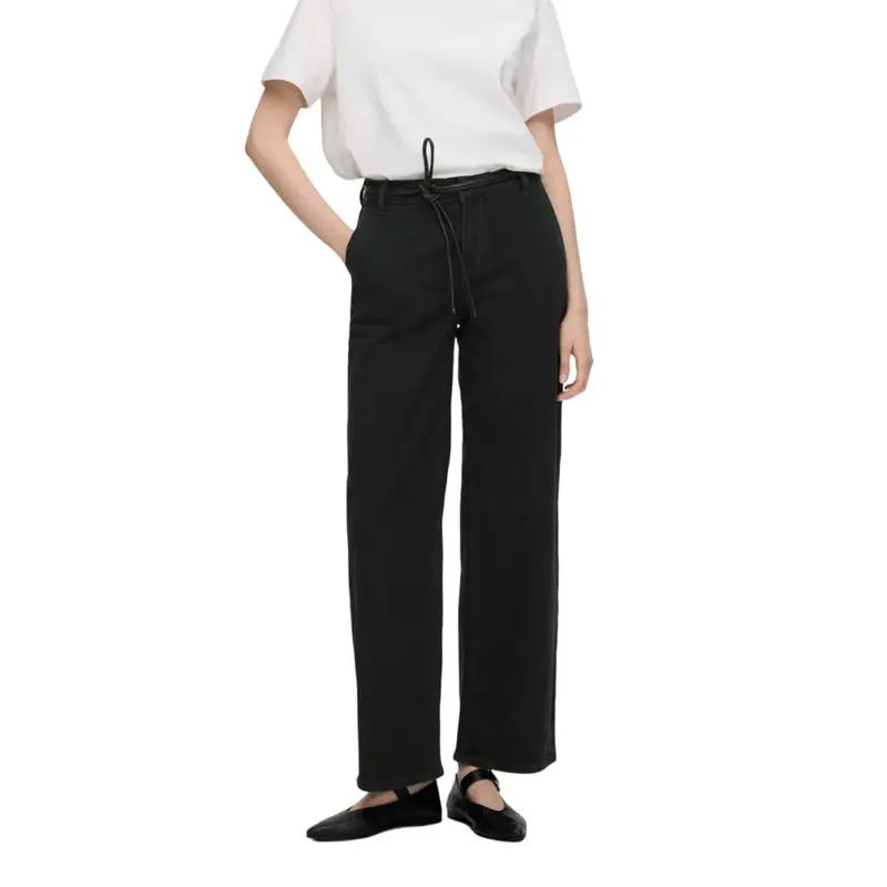 Selected mellie wide jeans black denim